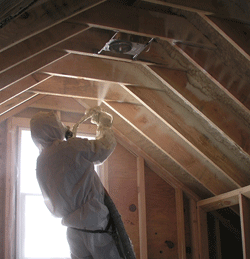  OK attic spray foam insulation